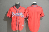 Braves Blank Red Cool Base Jersey,baseball caps,new era cap wholesale,wholesale hats